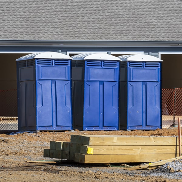 are there any restrictions on where i can place the portable toilets during my rental period in White Earth